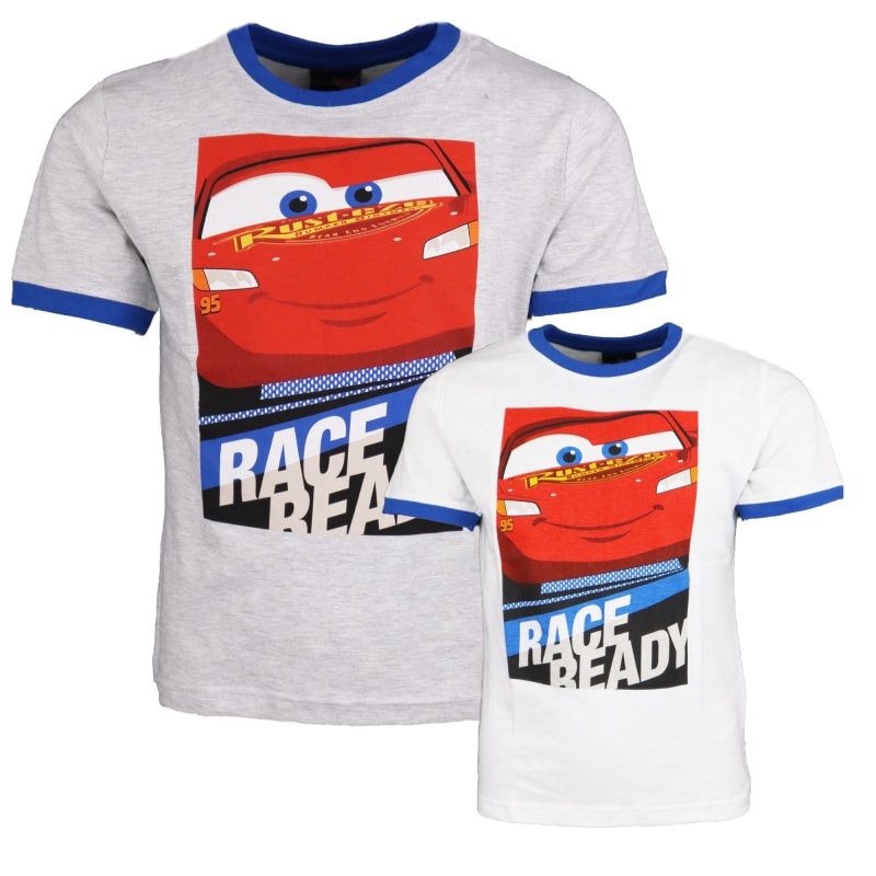 Disney Pixar Cars McQueen Kinder T-Shirt - WS-Trend.de Blau Grau Kleidung für Jungen