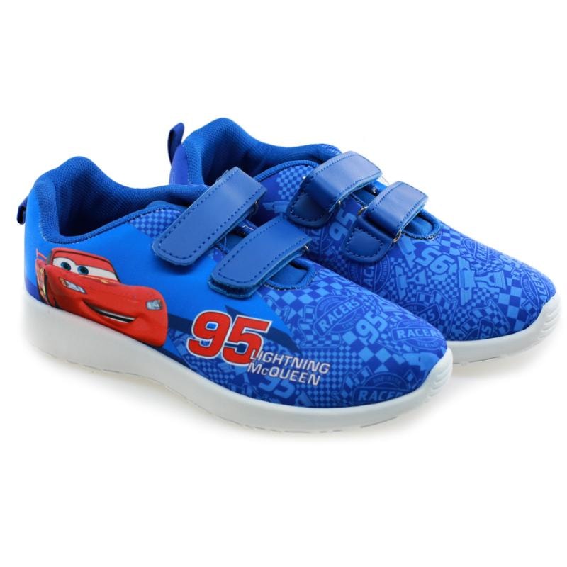 Disney Pixar Cars Sneaker Schuhe - Blau Hellblau Gr. 26 bis 33 - WS-Trend.de Sportschuhe Klettverschluss Turnschuhe 26-33