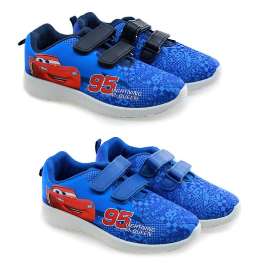 Disney Pixar Cars Sneaker Schuhe - Blau Hellblau Gr. 26 bis 33 - WS-Trend.de Sportschuhe Klettverschluss Turnschuhe 26-33