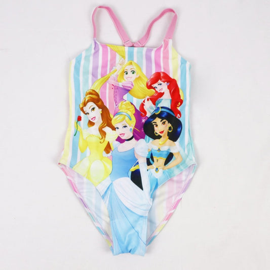 Disney Princess Belle Arielle Jasmin Cinderella Rapunzel Kinder Badeanzug - WS-Trend.de Mädchen Bademode