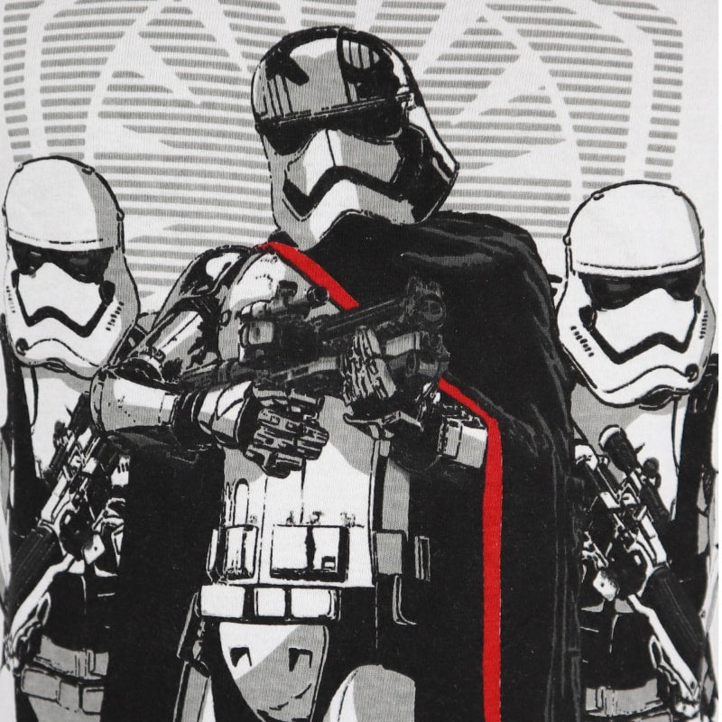 Disney Star Wars Storm Trooper Kinder lang Pyjama Schlafanzug - WS-Trend.de 110 bis 140 Weiß Grau