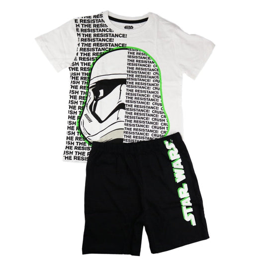 Disney Star Wars Storm Trooper Kinder Pyjama - WS-Trend.de Schlafanzug kurz 110-140 Motivwahl