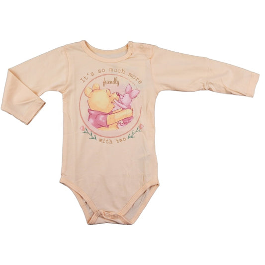 Disney Winnie der Pooh Baby Kleinkind langarm Body - WS-Trend.de Strampler Gr. 68 - 92