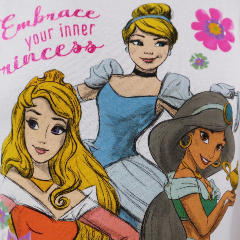 Disney Prinzessinnen Mädchen Kinder Sommerkleid - WS-Trend.de kurzes Kleid 98-128 Baumwolle