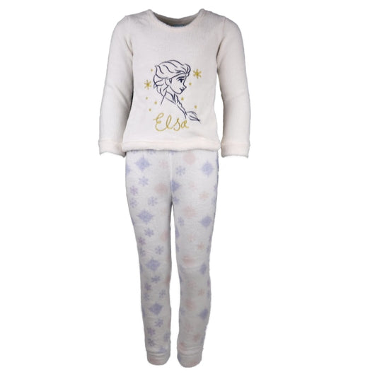 Die Eiskönigin Elsa Kinder Fleece Schlafanzug Hausanzug - WS-Trend.de Disney Pyjama 92 -128