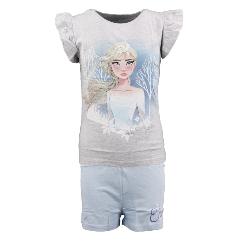 Disney Die Eiskönigin Elsa Kinder kurzarm Pyjama - WS-Trend.de Schlafanzug 104 bis 134