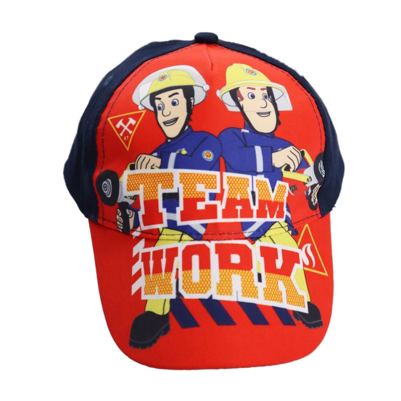 Feuerwehrmann Sam Kinder Baseball Kappe Basecap - WS-Trend.de Mütze Hut Jungen Blau Rot 52-54