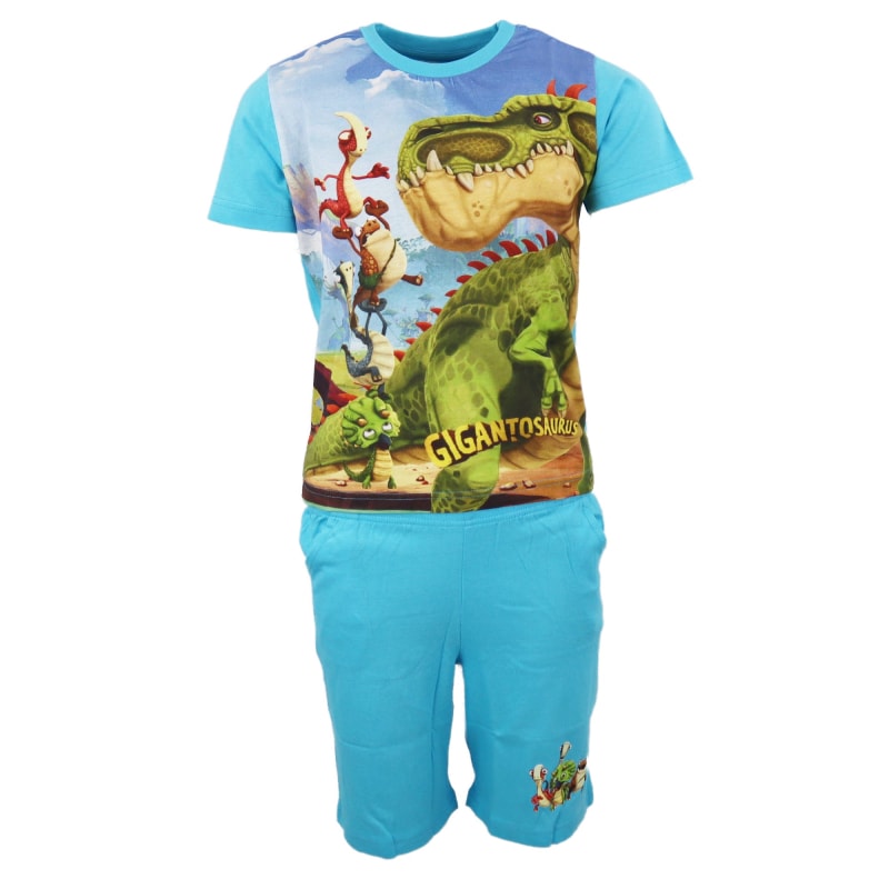 Gigantosaurus Kinder Schlafanzug Pyjama kurz - WS-Trend.de Nachtwäsche 98-128 Baumwolle
