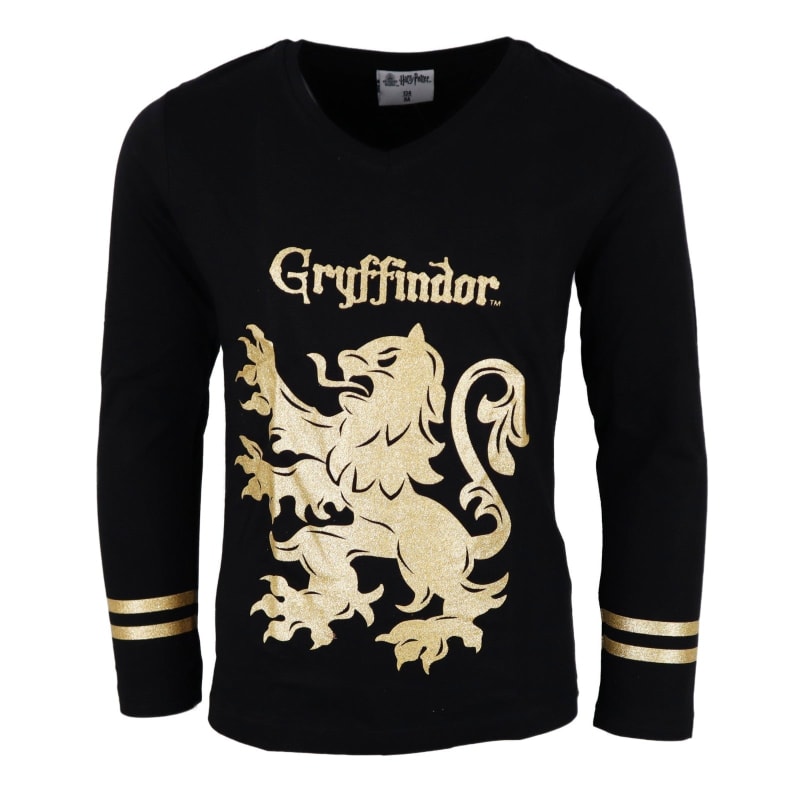 Harry Potter Gryffindor Kinder langarm T-Shirt - WS-Trend.de Shirt 134 - 164 Baumwolle