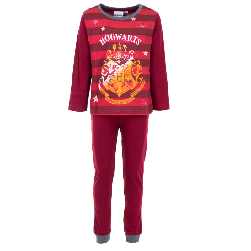 Harry Potter Hogwarts Kinder Schlafanzug Pyjama - WS-Trend.de lang 98 - 128 Baumwolle