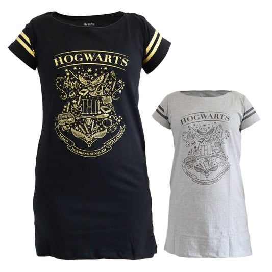Harry Potter Hogwarts Damen kurzarm Schlafshirt - WS-Trend.de Gryffindor S-XL Baumwolle NEU