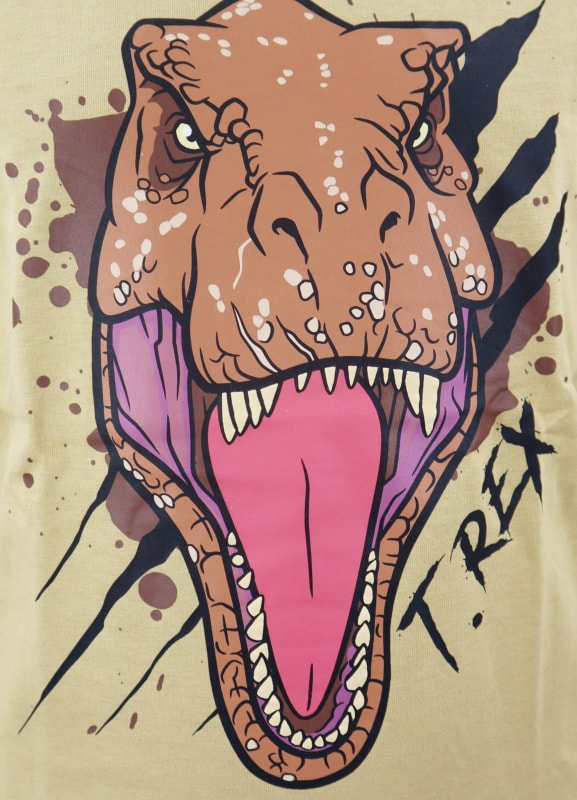 Jurassic World Kinder langarm T-Shirt - WS-Trend.de Shirt Gr. 104 - 128 Jungen Dinos T-Rex Baumwolle