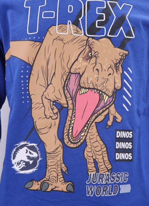 Jurassic World T-Rex Kinder Schlafanzug Pyjama - WS-Trend.de Jungen 104-128 Baumwolle