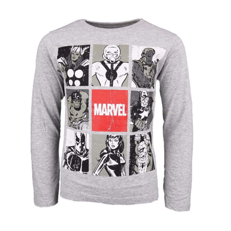 Marvel Avengers Kinder Langarm T-Shirt - WS-Trend.de Jungen Shirt Iron Man Hulk Thor 134-164