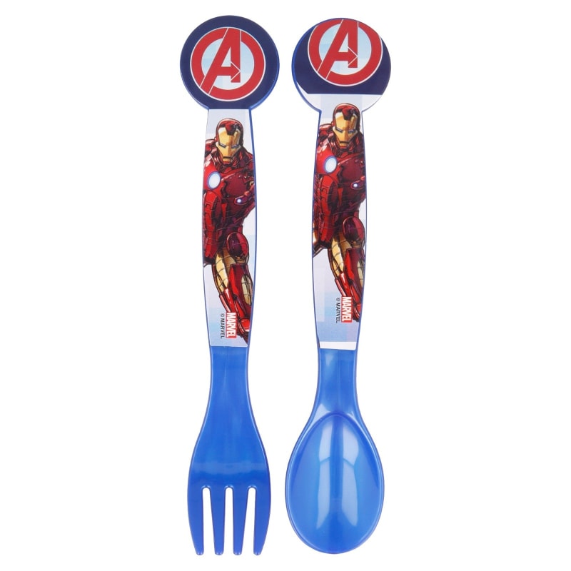 Marvel Avengers 4er Set Lunchbox mit Trinkbecher und Besteck - WS-Trend.de 4 teiliges Lunch - Brotdose