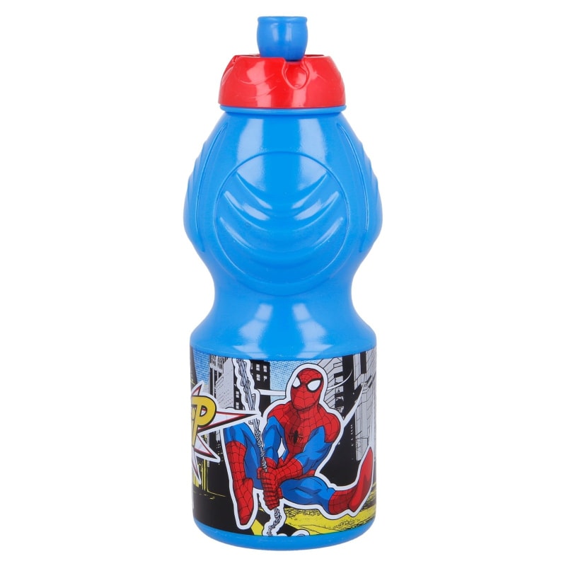 Marvel Spiderman 4 teiliges Set Lunchbox mit Trinkbecher und Besteck - WS-Trend.de Marcel Lunch - Brotdose - Trinkflasche