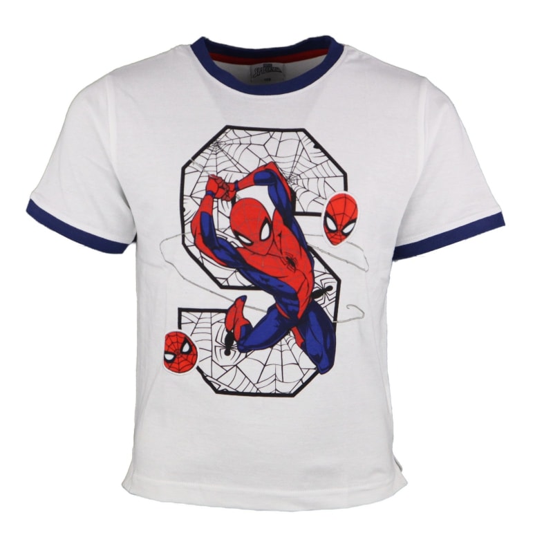 Marvel Spiderman T-Shirt Kurzarm Kinder Jungen Shirt - WS-Trend.de 104-134 Baumwolle