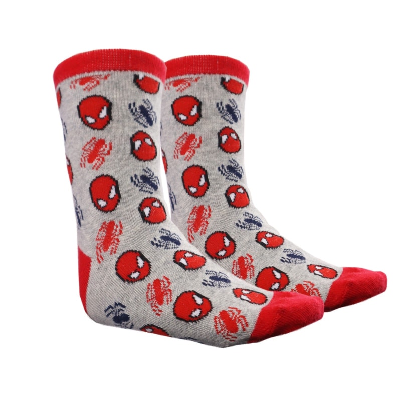 Marvel Spiderman Sneaker Socken 3er Pack - WS-Trend.de Kinder Gr. 23 bis 34 für Jungen