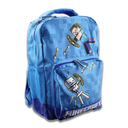 Minecraft Steve Kinder Rucksack - WS-Trend.de Sporttasche Backpack Tasche Gr. 35 x 24 12