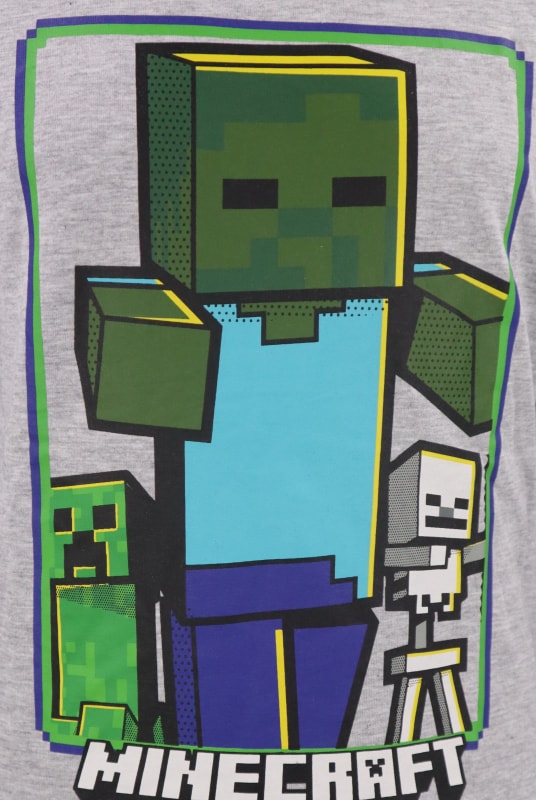 Minecraft Creeper Kinder lang Pyjama - WS-Trend.de Zombie Jungen Schlafanzug 128 -152