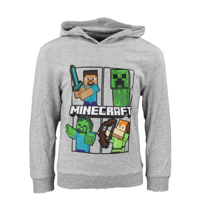 Minecraft Creeper Kinder Pullover - WS-Trend.de Gamer Pulli Gr.116-152 Jungen Schwarz