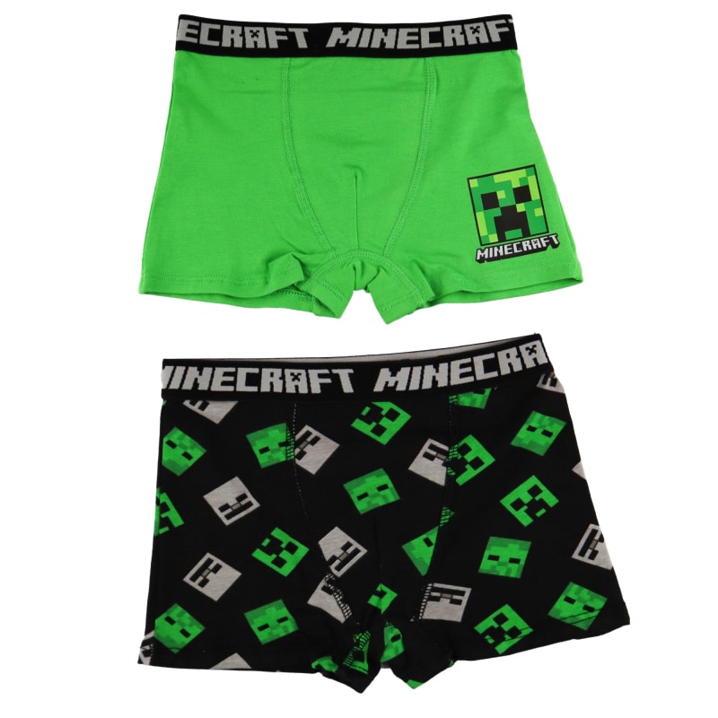 Minecraft Creeper Kinder Unterhose Boxershorts 2er Pack - WS-Trend.de Shorts