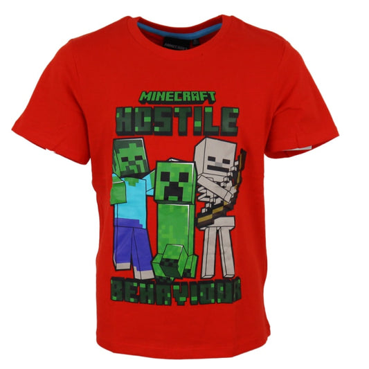 Minecraft Creeper Zombie Skelett Kinder kurzarm T-Shirt - WS-Trend.de