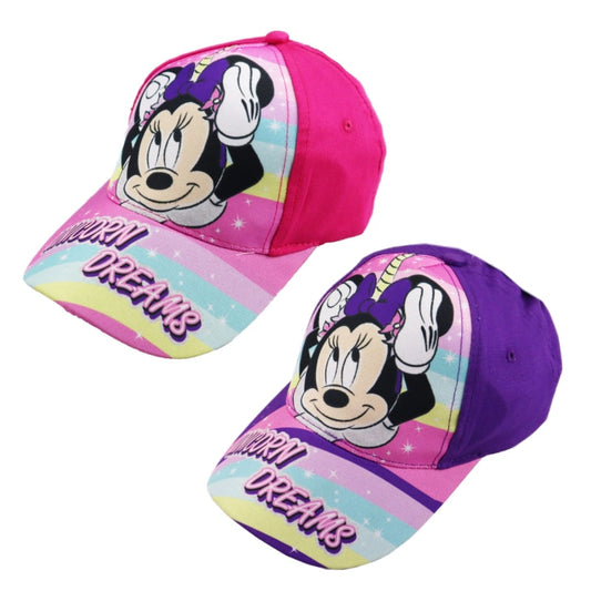 Minnie Maus Kinder Baumwolle Basecap - WS-Trend.de Baseball Kappe | Disney Mini Mouse Mädchen