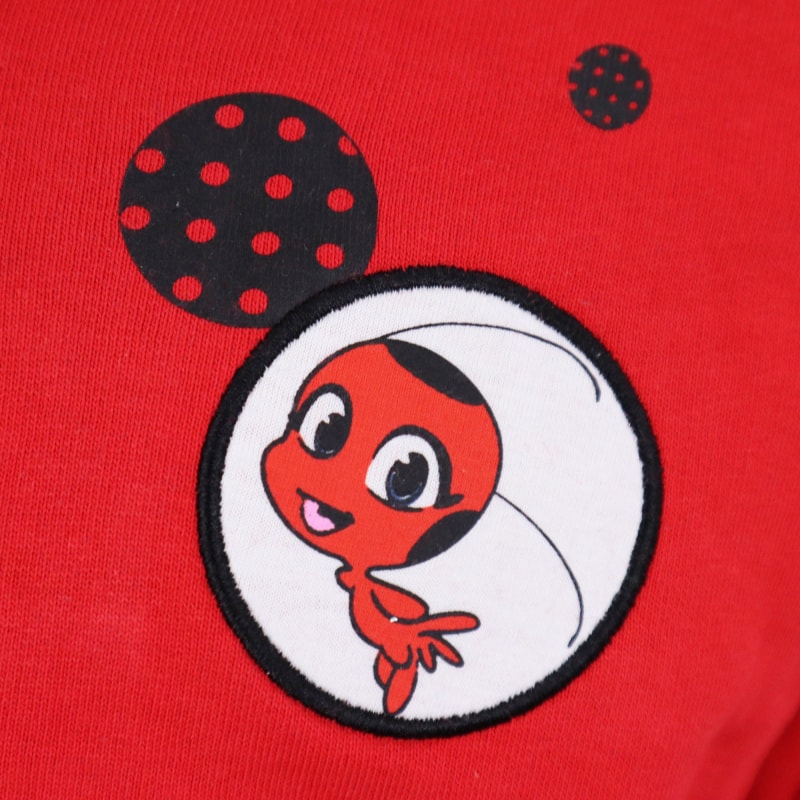 Miraculous Ladybug Kinder Kapuzen Hoodie - WS-Trend.de Fleece Pullover Sweater Rot 110 -140