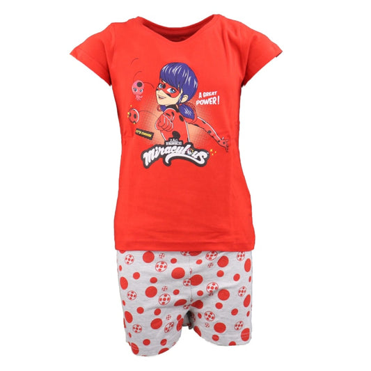 Miraculous Ladybug Kinder Schlafanzug Pyjama - WS-Trend.de kurz 116 - 146