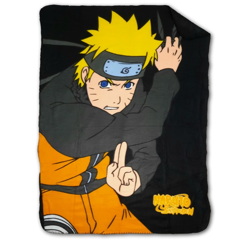 Naruto Shippuden Kinder Fleecedecke - WS-Trend.de Anime leichte Kuscheldecke 100x140 cm
