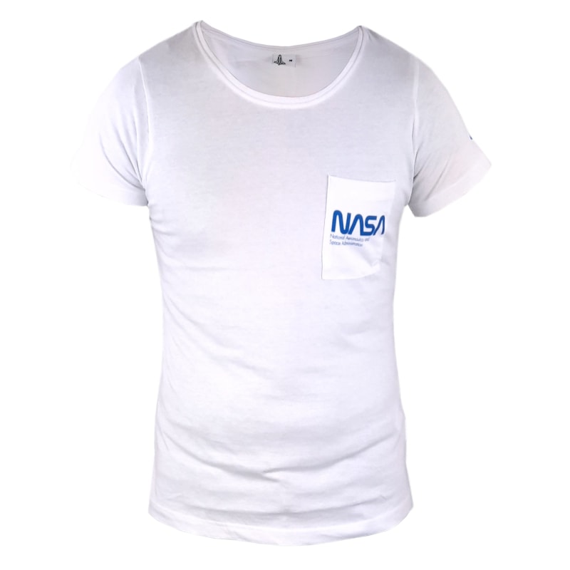 NASA Space Center Damen T-Shirt Weiß - Größe S - XL - WS-Trend.de - bis Baumwolle