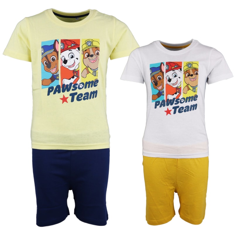 Paw Patrol Jungen Kinder Schlafanzug Pyjama - WS-Trend.de Nachtwäsche 98 - 128 Baumwolle