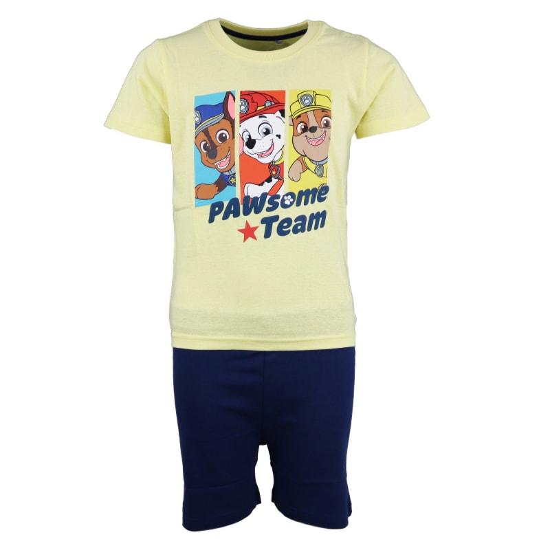 Paw Patrol Jungen Kinder Schlafanzug Pyjama - WS-Trend.de Nachtwäsche 98 - 128 Baumwolle