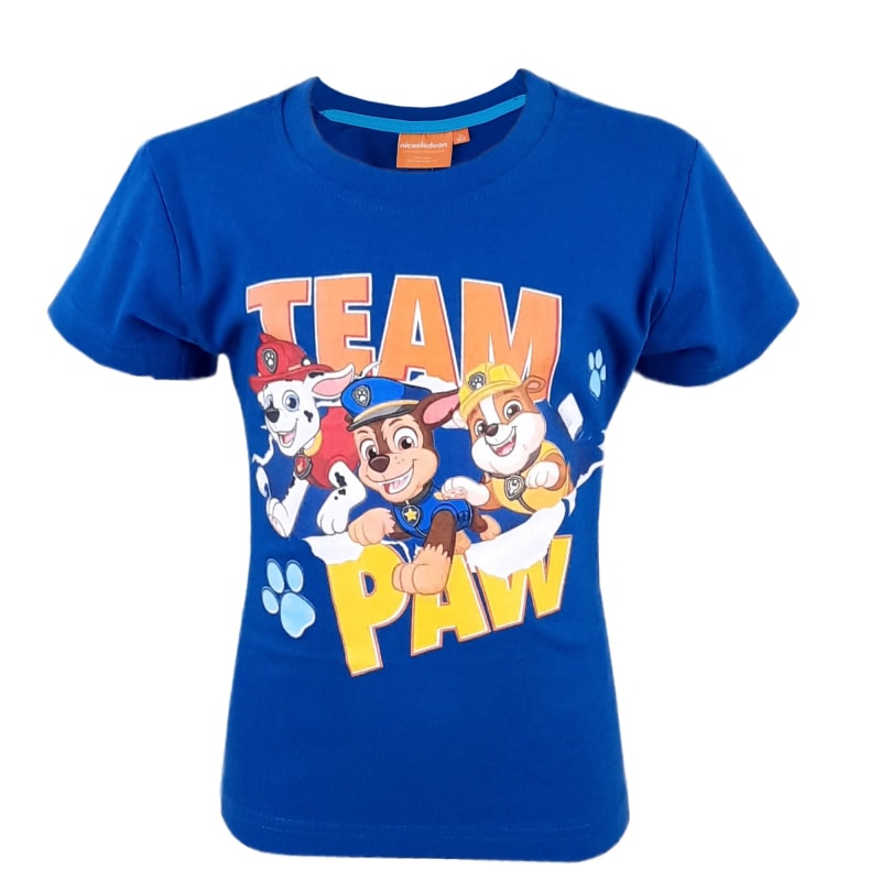 Paw Patrol Team Chase Marshall T-Shirt Blau - WS-Trend.de Kinder - für Jungen 98 bis 128