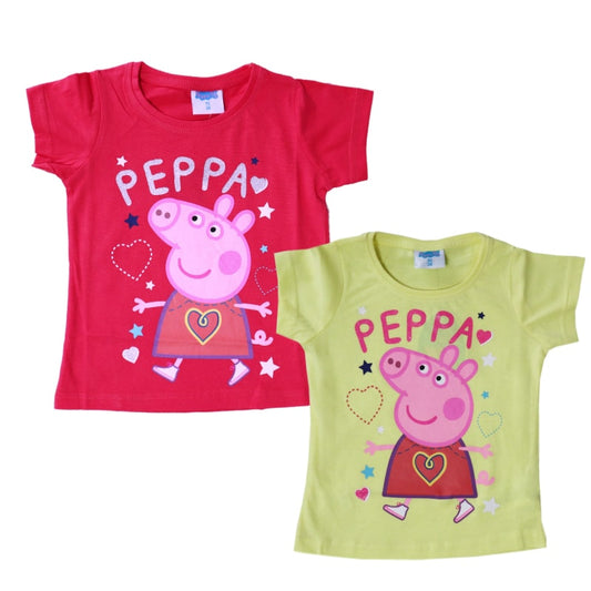 Peppa Wutz Baby Kinder T-Shirt - WS-Trend.de PEPPA Pig für Mädchen 92-116 Oberteil Baumwolle