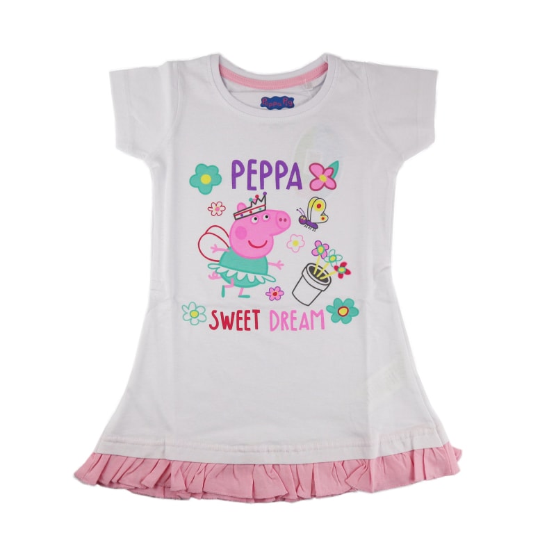 Peppa Wutz Kinder Nachthemd - WS-Trend.de Schlafanzug Nachtshirt kurzarm 92-116
