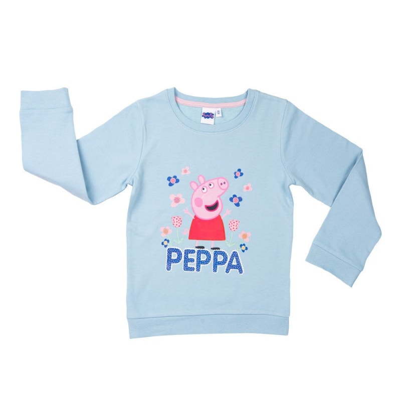 Peppa Wutz Kinder Pullover Sweater - WS-Trend.de Mädchen Gr. 98 - 116 Blau