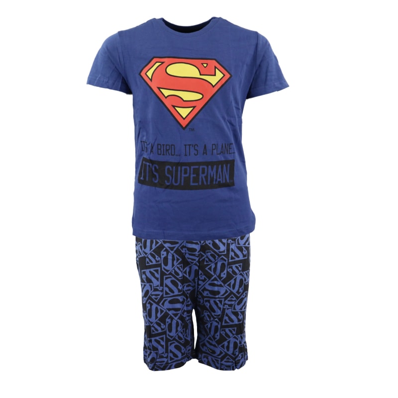 DC Comics Superman Jugend Kinder kurzarm Pyjama - WS-Trend.de für Jungen 134-164