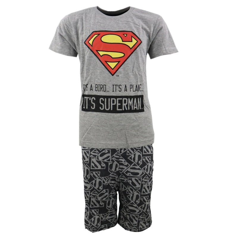DC Comics Superman Jugend Kinder kurzarm Pyjama - WS-Trend.de für Jungen 134-164