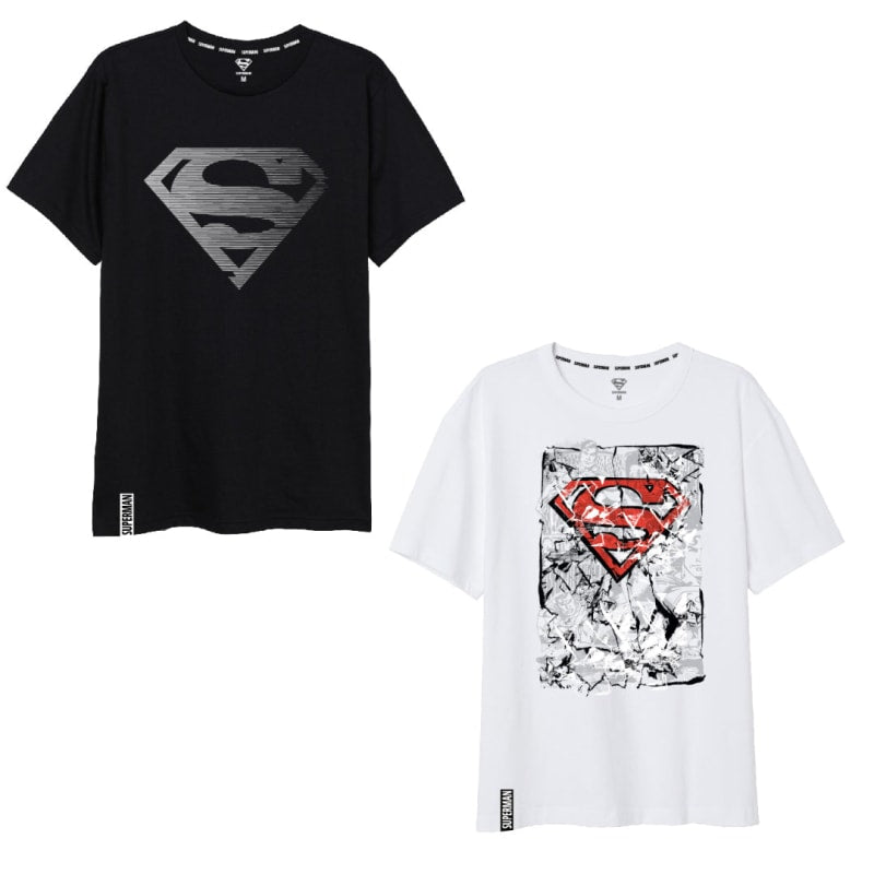 DC Comics Superman Herren kurzarm T-Shirt - WS-Trend.de Batman Kurzarm Shirt Schwarz S-XXL NEU