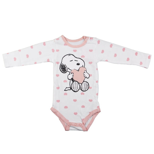 Snoopy Love Baby Kleinkind langarm Body - WS-Trend.de kurzarm Strampler Schlafanzug Gr. 68 - 92
