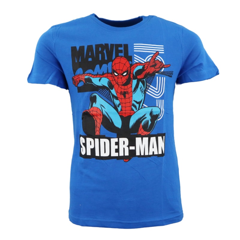 Marvel Spiderman T-Shirt Kurzarm Kinder Jungen Shirt - WS-Trend.de 104 bis 134 Baumwolle