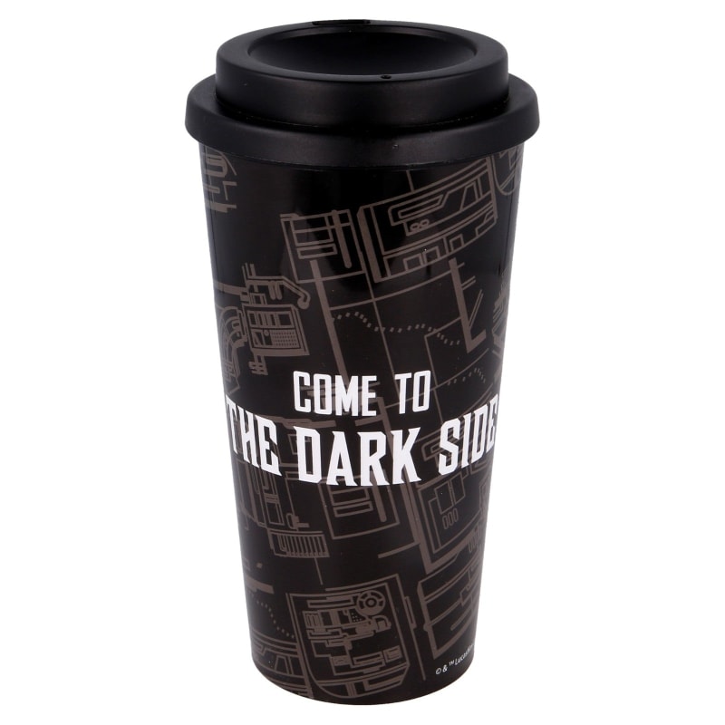 Star Wars Dark Side Kaffeebecher Trinkbecher doppelwandig 520 ml - WS-Trend.de