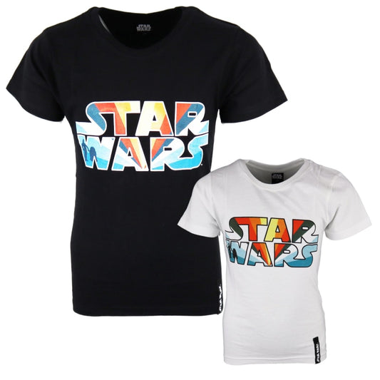 Star Wars Kinder T-Shirt - WS-Trend.de Disney Jugend Schwarz Weiß Gr. 134 bis 164