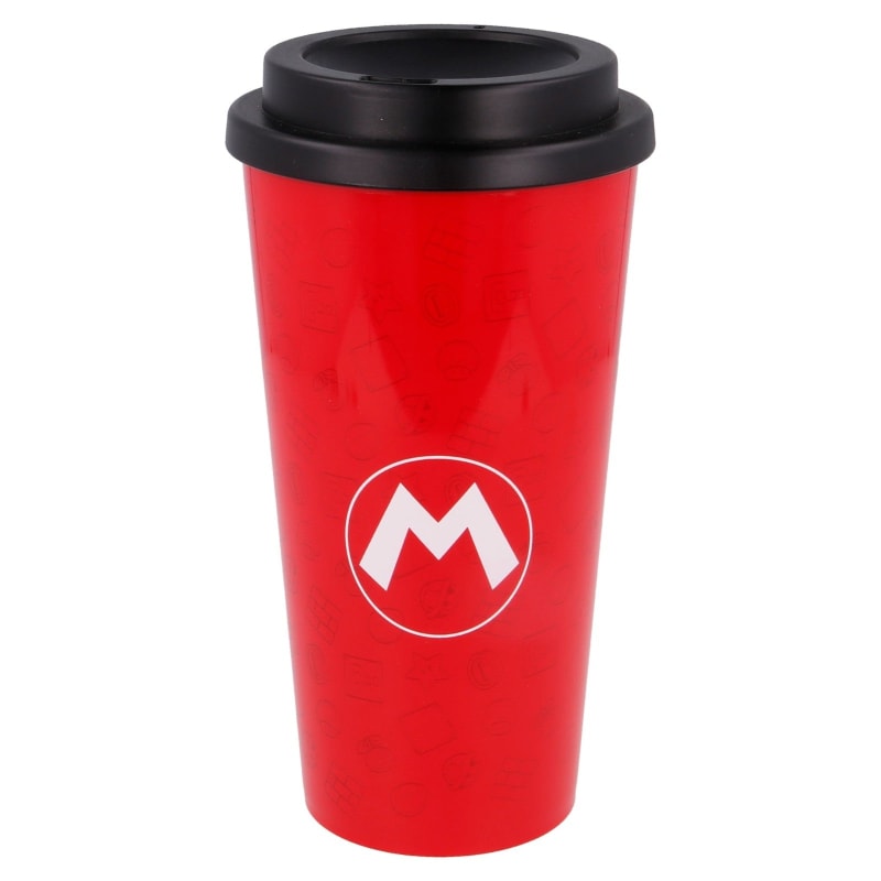Super Mario Gamer Kaffeebecher Trinkbecher doppelwandig 520 ml - WS-Trend.de