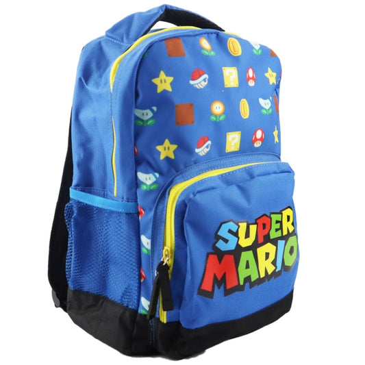 Super Mario Kinder Rucksack - WS-Trend.de Sporttasche Backpack Tasche Gr. 35 x 24 12
