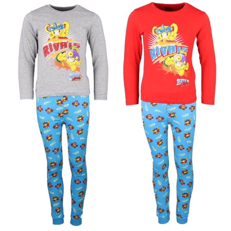 Super Zings Rivals Kinder Schlafanzug Pyjama - WS-Trend.de Nachtwäsche 98-128 Baumwolle