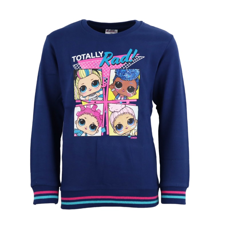 LOL Suprise Kinder Pullover Sweater - WS-Trend.de Girls Rosa Blau Mädchen Baumwolle