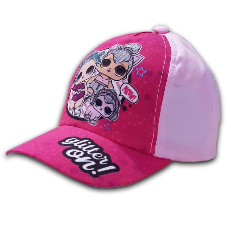 LOL Surprise Glitter ON Kinder Baseball Kappe 52 - 54 cm - WS-Trend.de Basecap in Pink Rosa für Gr. Mädchen Günstig kaufen
